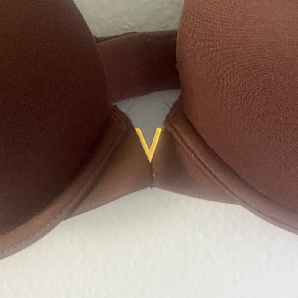 Victoria’s Secret women’s brown padded convertible push-up bra size 32D basic - Picture 3 of 7